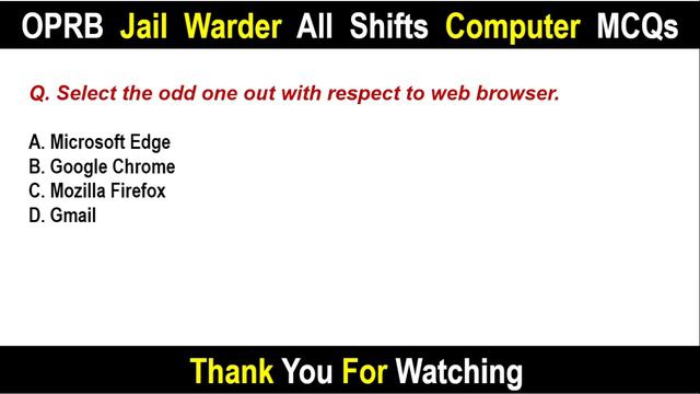 Jail Warder All Shift Computer Questions  1 Video  oprb  jailwarder2022   jailwarder