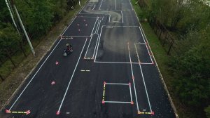 Обучающий ролик для автошколы о прохождении практического экзамена на площадке. Категория "A"