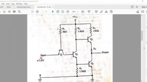 TTL INVERTOR-CIRCUIT DESCRIPTION AND OPERATION