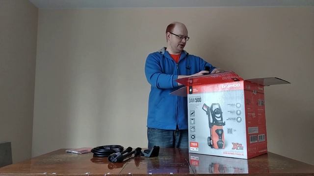 Распаковка - Мойка высокого давления Daewoo Power DAW 500 смотреть онлайн