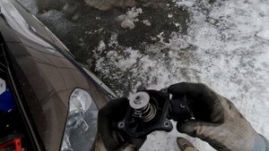 Замена термостата на BMW X5 дизель. М57.