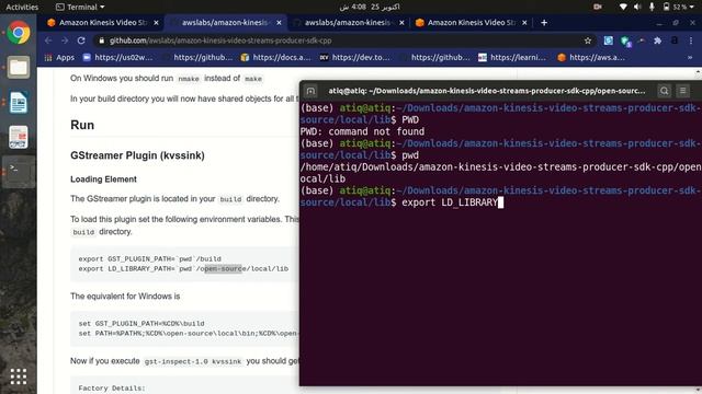 Amazon Kinesis Video Streams CPP Producer, GStreamer Plugin and JNI смотреть онлайн