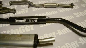 Комплект паук+резонатор+паук MITSUBISHI LANCER 9 2.0L