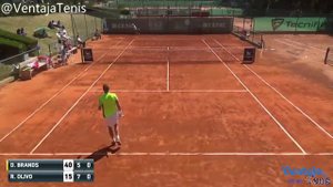 Renzo Olivo vs. Daniel Brands | R1 Aix en Provence 2016 [Highlights]