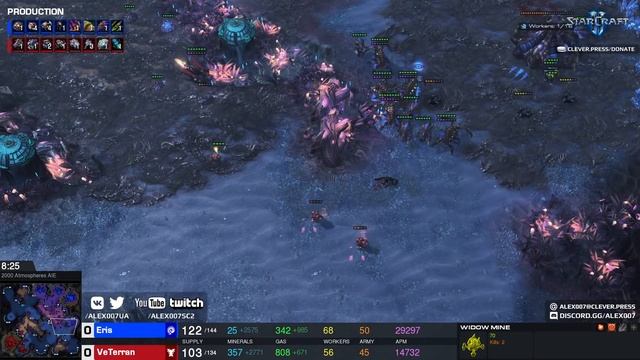 Игры Разума XVIII: ВСЯ КАРТА В КРИПЕ! Бот-Serral, возвращение Ветерана и другие ИИ в StarCraft II смотреть онлайн