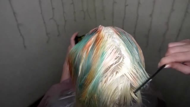 Цветное окрашивание.ОКРАШИВАНИЕ OPAL HAIR.Окрашивание прямым пигментам.Пошаговая инструкция, лайфха