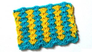 Универсальный двухцветный узор