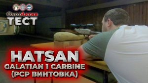 Hatsan Galatian 1 Carbine Пневматическая PCP винтовка. Стрельба на 50 метров.