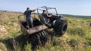 Вездеход - Каракат Тайга 4x4 | Выехали топить и переворачивать вездеходы