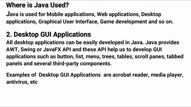 Where is Java used | 2021 For Beginners | iTech Universe