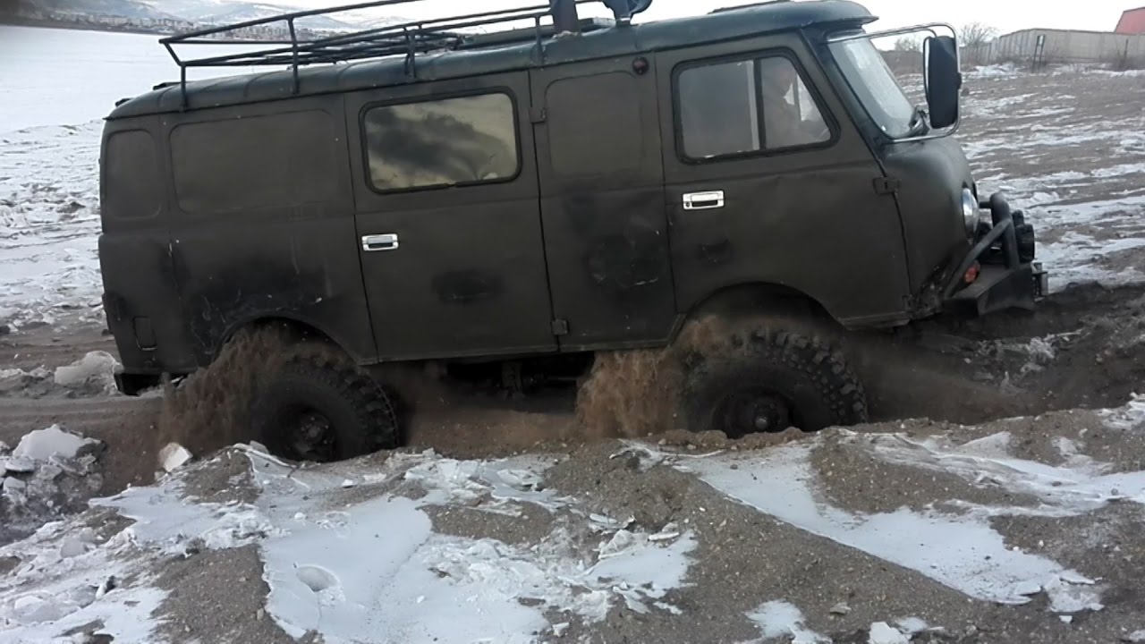 тест драйв уаз буханка по бездорожью видео