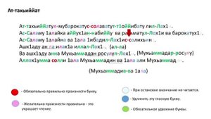 Правильное чтение аттахияту