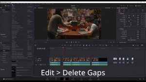 Close All Gaps or Remove Spaces in a Video in DaVinci Resolve 17