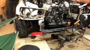 Первый запуск 3uz-fe mt altezza