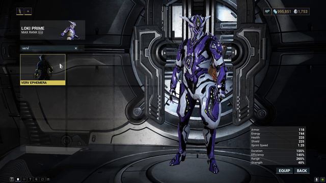 Verv Ephemera | Warframe