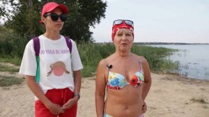 Заплыв через оз. Еткуль