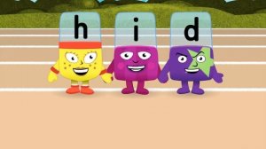 ALPHABLOCKS RACE FUN RUN Cbeebies Go explore app FULL GAMES