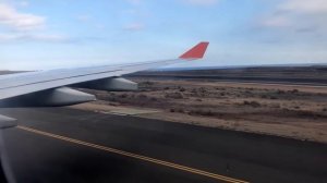 SU2548 Landing Tenerife South Airport Reina Sofia