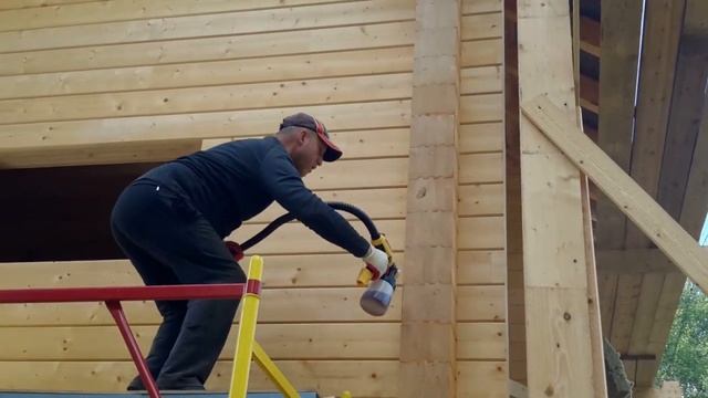 Нанесение грунта Leinos 150 краскопультом Wagner смотреть онлайн