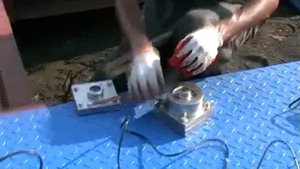 монтаж автомобильных весов