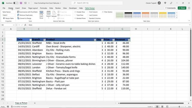 How to Remove Table Formatting in Excel смотреть онлайн