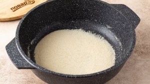 Жареная манная каша