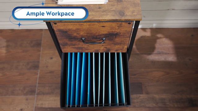 DEVAISE | 2 Drawer Fabric Mobile File Cabinet/Printer Stand 2022