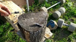 Изготовление бабки для одбивки косы.