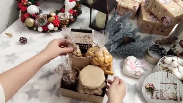 ПОДАРОЧНАЯ КОРЗИНА СВОИМИ РУКАМИ/НОВОГОДНЯЯ КОРЗИНА/DIY/ИДЕЯ ДЛЯ ПОДАРКА