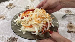 Салат из Капусты Приготовлен в Горячем маринаде Вкуснятина Нереальная