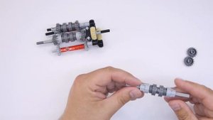 Lego Manual 6-Speed Gearbox ⚙️ | Tutorial