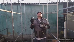ТЕПЛИЦА СВОИМИ РУКАМИ// ВАРИМ КАРКАС ??