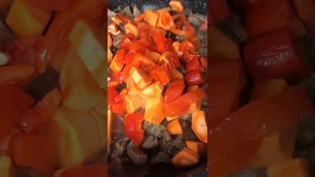 Лагман,вкусный и простой рецепт #лагман #еда #обед #ужин #простойрецепт #готовимдома #говядина