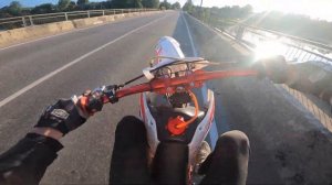 Покатушка на питбайке Дайтона 190 | Стант видео