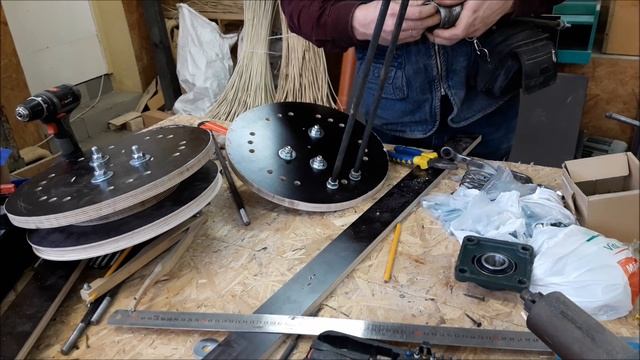 Делаем окорочный станок часть 2 фланцы, пружины смотреть онлайн