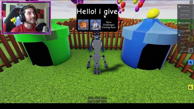 How to get NIGHTMARE FREDDY, BONNIE, CHICA, and FOXY BADGES in FNAF WORLD MULTIPLAYER [ROBLOX] смотреть онлайн