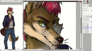 Как делать покрас в Paint Tool Sai 2