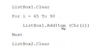 Excel 2010 VBA, Chr, Alfabeto, Tabela ASCII, Formulário, ListBox