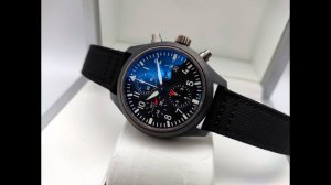 Обзор часов IWC Pillot`s Classic Chronograph Top Gun Edition IW378901