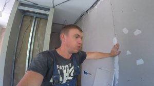 Ремонт очень убитой квартиры хрущевки. Все стены из гипсокартона. Ремонт ванной комнаты!