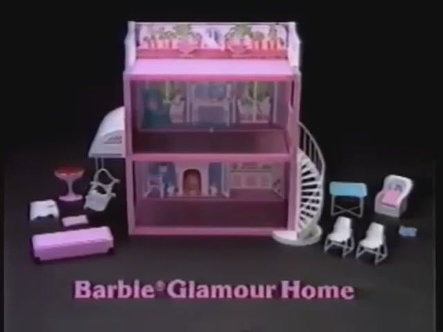 1985 Реклама куклы Барби Маттел Гламурный Дом Mattel Barbie Glamour home