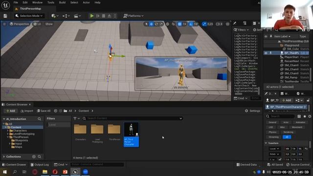 ИИ в Unreal Engine 5. Создаем патрулирующего бота //  «Unreal Engine Game Developer. Basic»