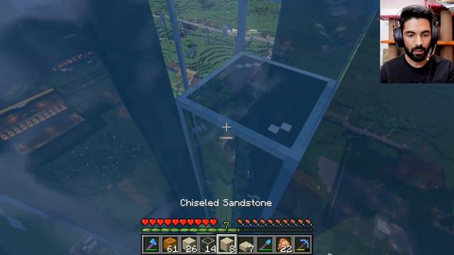 FINALLY MADE A BEAUTIFUL LIFT TO MY SKY HOUSE - MINECRAFT SURVIVAL GAMEPLAY IN HINDI #42 смотреть онлайн