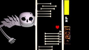 Омега санс против фриск=чара