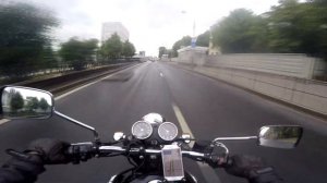 Отвез коллегу до дома на Kawasaki w650