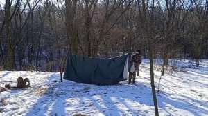 как сделать укрытие в лесу за 5 минут