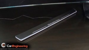 Mercedes Benz: пороги с подсветкой - накладки порогов на Мерседес