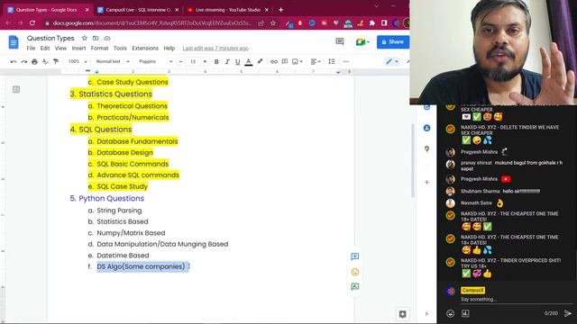 Data Science Interview Preparation Part 1 | Types of Questions Asked | CampusX Live