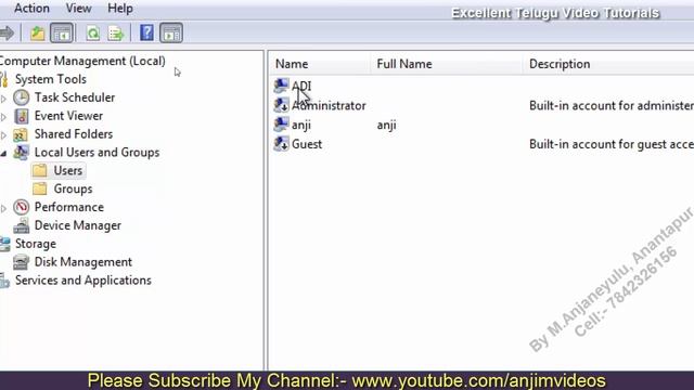 How To Delete User Account In Windows 7,8,10 || User Accounts In Windows смотреть онлайн