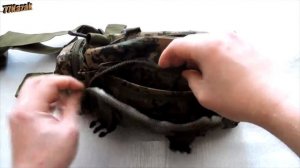 Поясная или наплечная сумка для рыбалки.